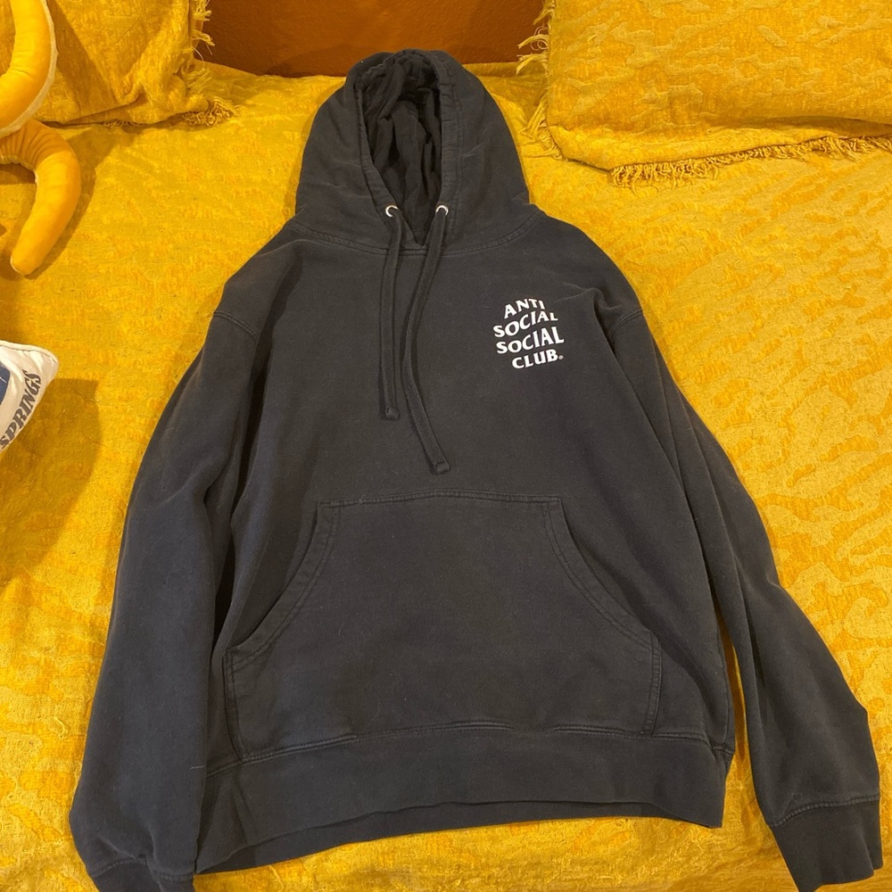 Anti Social Social Club Black Pullover Hoodie